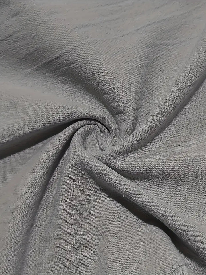 Aurelio | Pantaloni Larghi in Lino con Corda