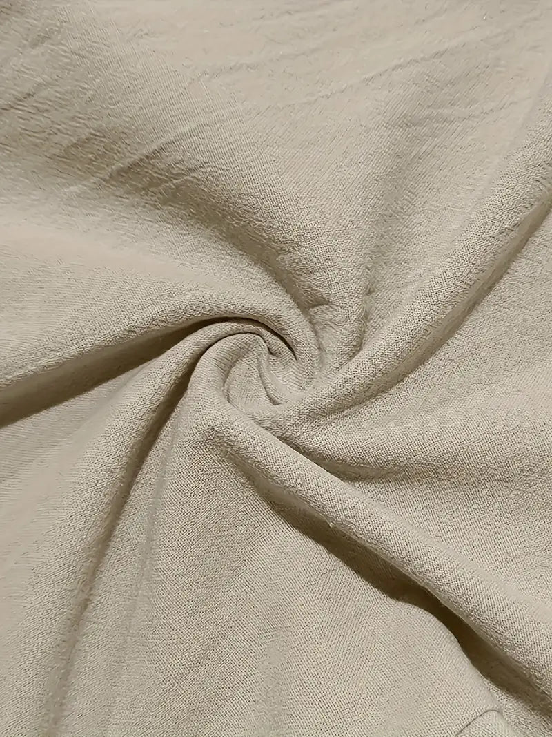 Aurelio | Pantaloni Larghi in Lino con Corda