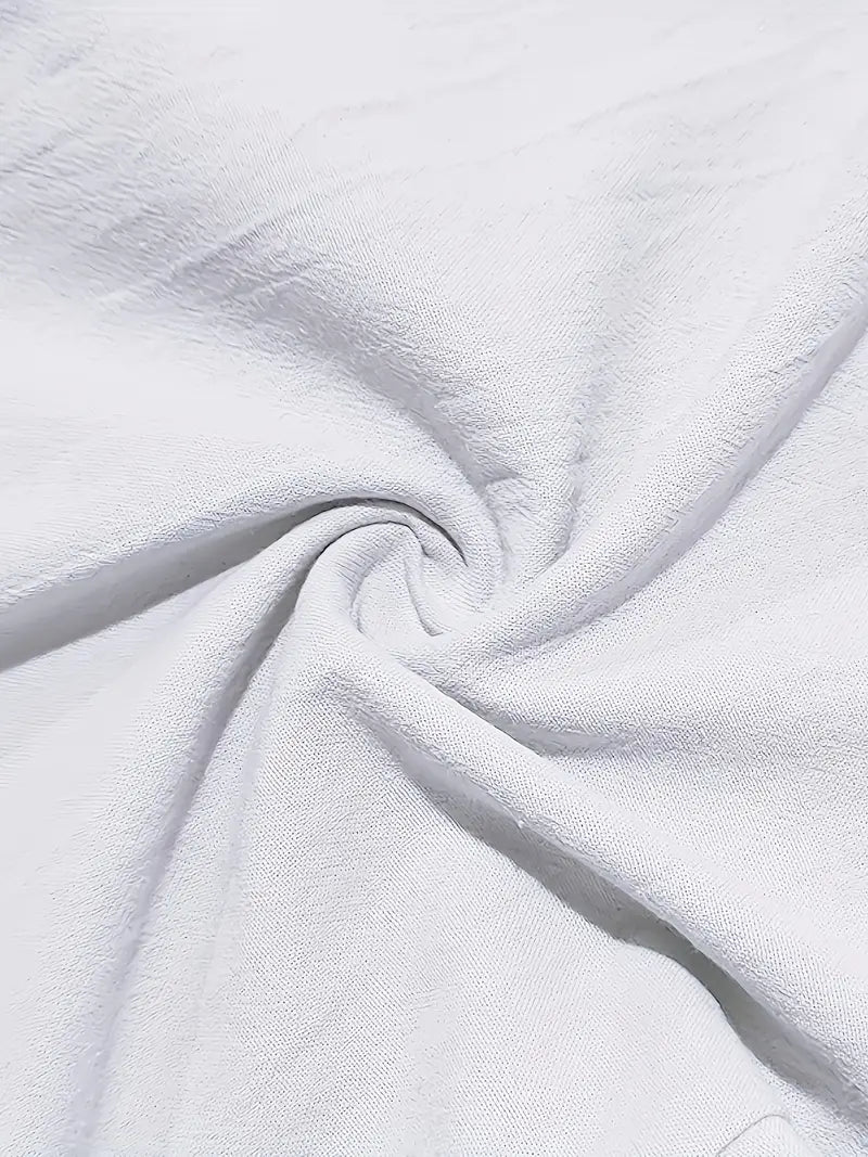 Aurelio | Pantaloni Larghi in Lino con Corda