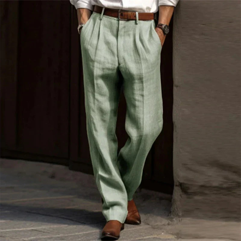 Aderin | Pantaloni Classici in Cotone