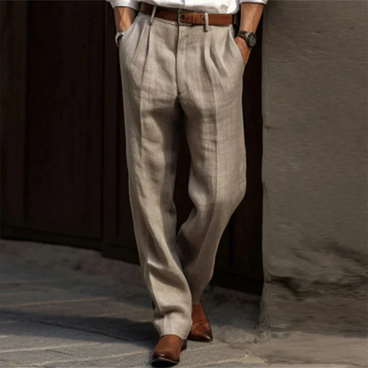 Aderin | Pantaloni Classici in Cotone
