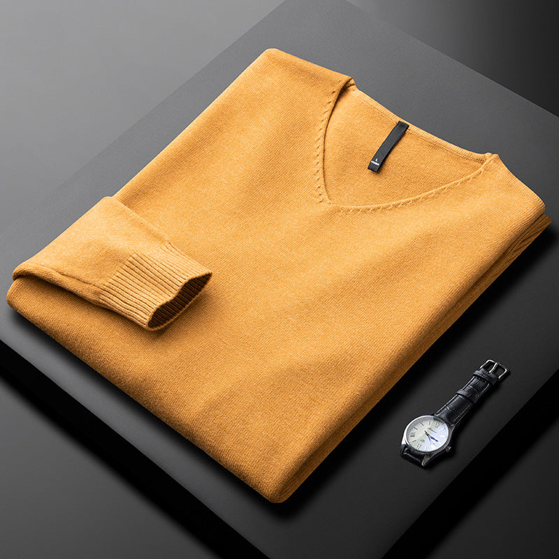 Kairo | Maglione a collo a V in cashmere