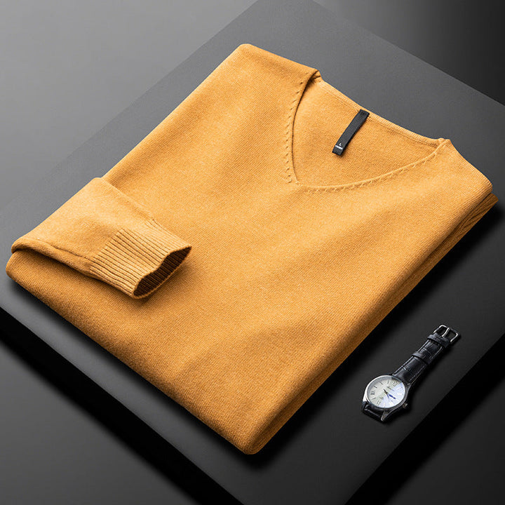 Kairo | Maglione a collo a V in cashmere