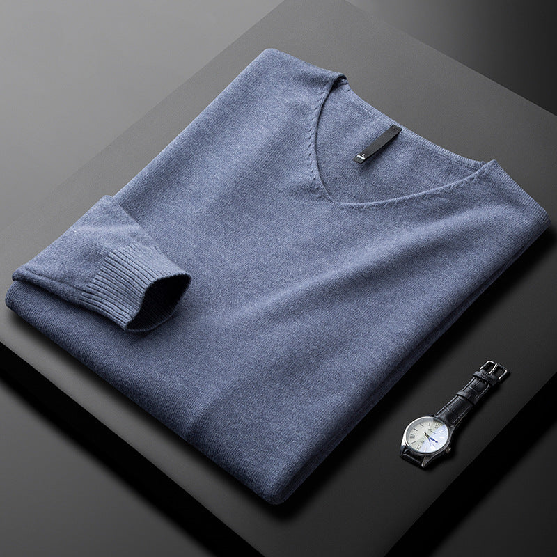 Kairo | Maglione a collo a V in cashmere