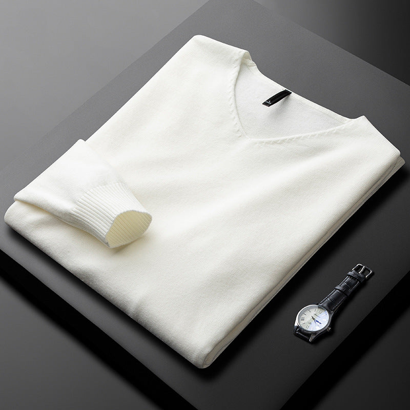 Kairo | Maglione a collo a V in cashmere