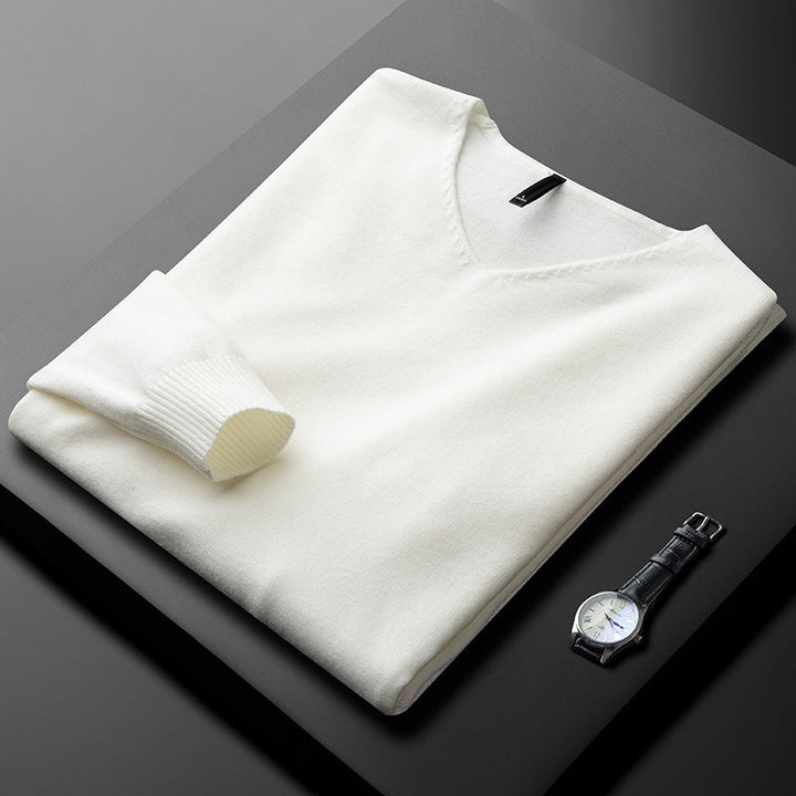 Kairo | Maglione a collo a V in cashmere