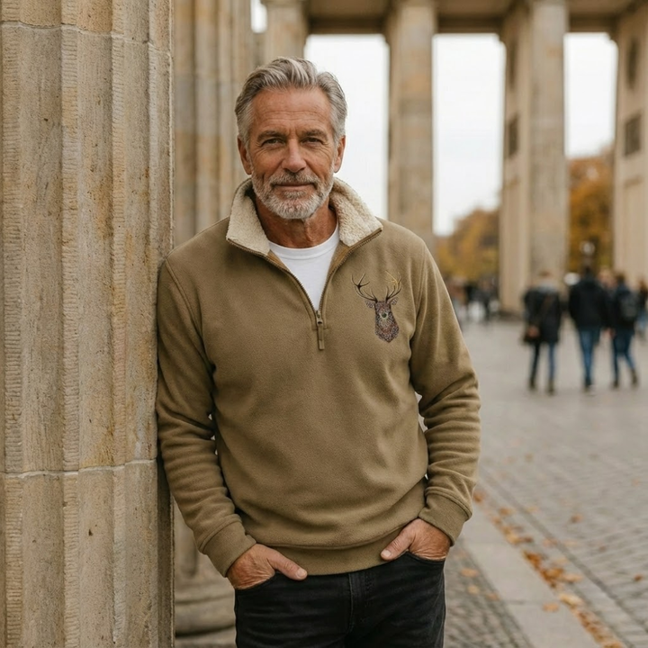 Arthur | Pullover in Pelle Di Cervo Nordico