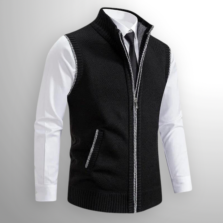 Donato | Gilet con Zip Full-Length