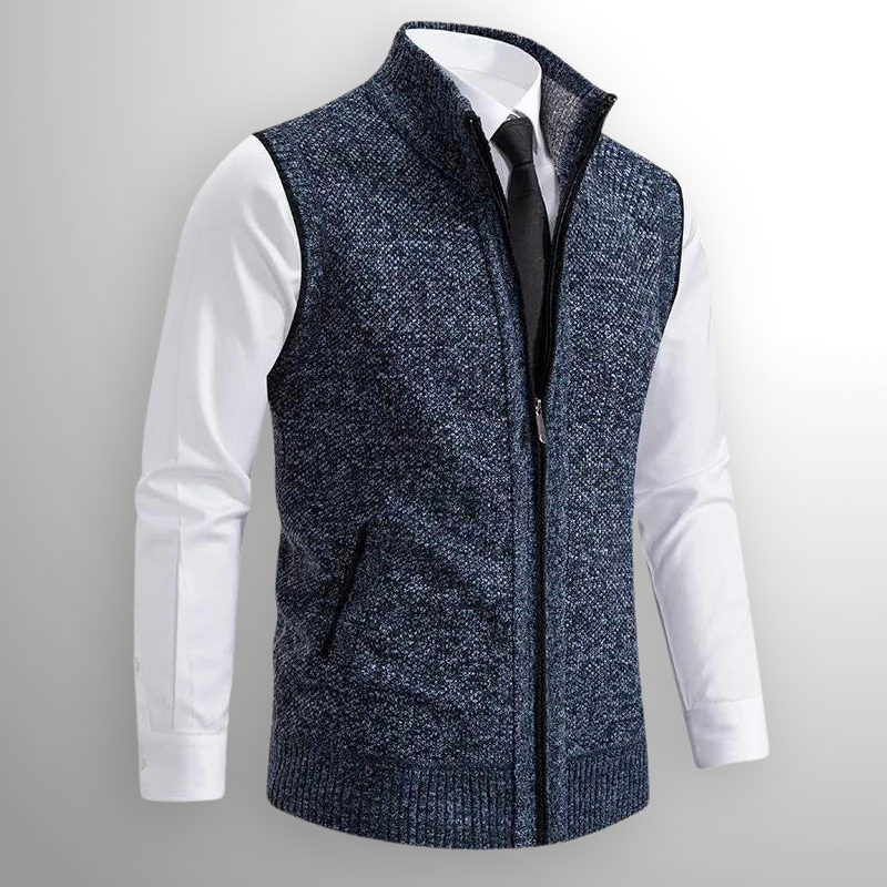Donato | Gilet con Zip Full-Length