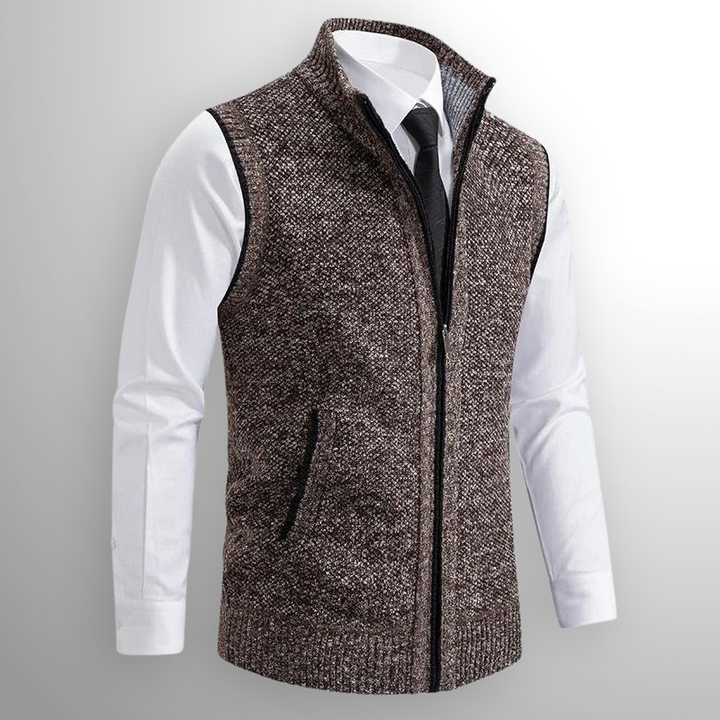 Donato | Gilet con Zip Full-Length