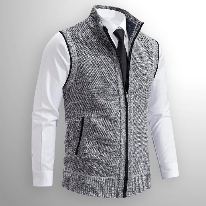 Donato | Gilet con Zip Full-Length