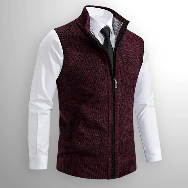 Donato | Gilet con Zip Full-Length
